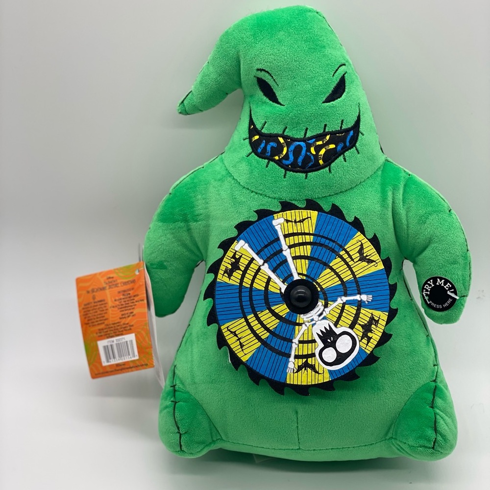 Nightmare Before Christmas Animated Oogie Boogie 12" Stuffed Plush Toy NEW 2021